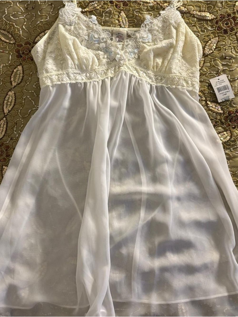 In Bloom White Babydoll